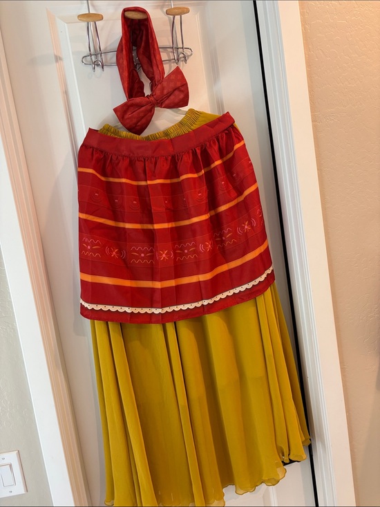 Disney Dresses & Skirts - Women's Encanto Dolores Skirt, apron and bow size large